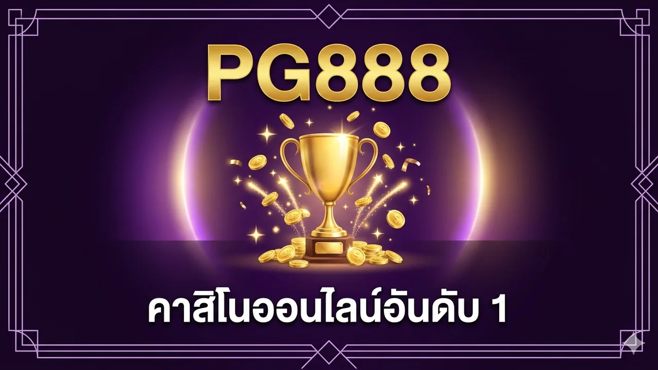 PG888 — คาสิโนออนไลน์อันดับ 1 รีวิวสล็อตและบาคาร่าที่ดีที่สุด
